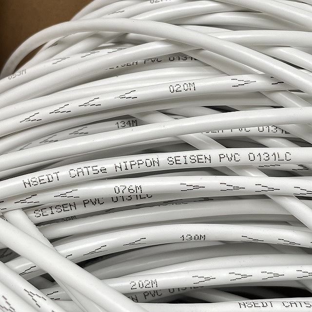 ケーブル】日本製線 UTPケーブル Cat 5e UTP 0.5-4P NSEDTの買取｜東京