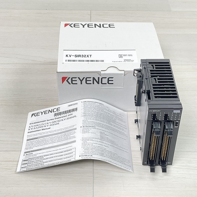 取扱説明書や外箱などの付属品が揃ったキーエンス KV-SIR32XT 高速入出力ユニットを埼玉県朝霞市で高価買取！