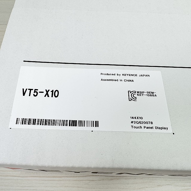 型番ラベルが鮮明なキーエンスVT5-X10タッチパネルを埼玉県朝霞市で高価買取!