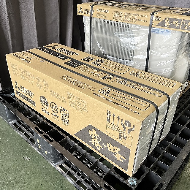 内外機セットの三菱電機MSZ-GV2824-Wルームエアコン未使用品を埼玉県朝霞市で高価買取!