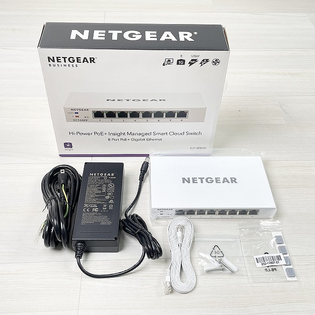 NETGEAR 高出力PoE+対応 ギガビット8ポートアプリ&クラウドスイッチ 買取