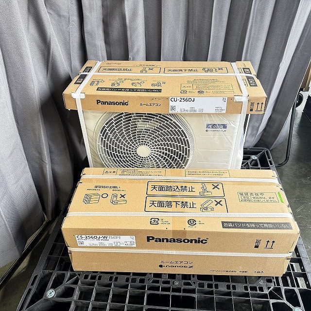 パナソニック XCS-256DJ-W/S セット。埼玉県朝霞市でルームエアコン未使用品を買取！
