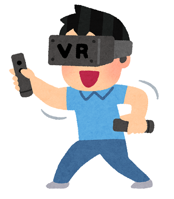 VRゲームで遊ぶ人