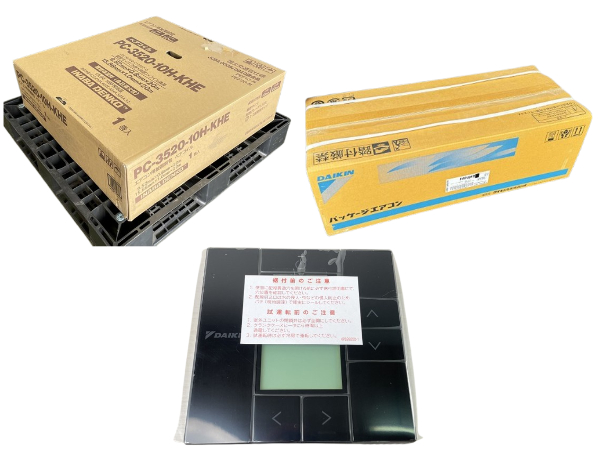 買取ヴィレッジで実際に買い取ったエアコンのバラ品や部材
